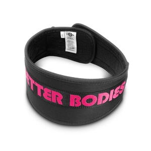 Womens Gym Belt, black/pink, medium