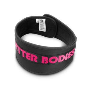 Sjekke Womens Gym Belt, black/pink, Better Bodies hos SportGymButikken.no