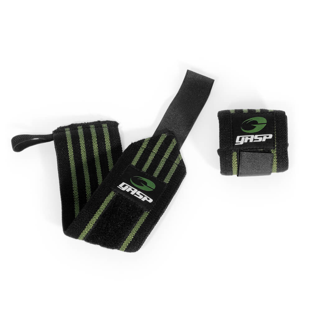 Hardcore Wrist Wraps, black/green