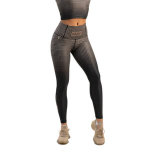 GLNCHCK 5 Compression Tights, brown/black, Gavelo i gruppen Klr / Herre / Bukser & Tights / Kompresjonstights hos Sportgymbutikken.no (GO-PNT-970r)