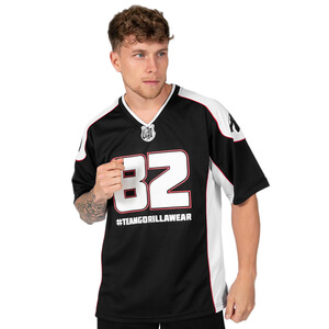 Sjekke Athlete T-Shirt 2.0 (Gorilla Wear), black/white, Gorilla Wear hos SportGy