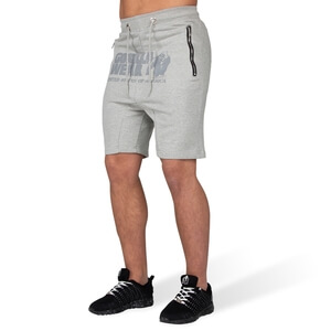 Sjekke Alabama Drop Crotch Shorts, grey, Gorilla Wear hos SportGymButikken.no