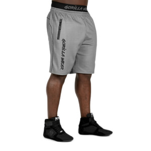 Sjekke Mercury Mesh Shorts, grey/black, Gorilla Wear hos SportGymButikken.no
