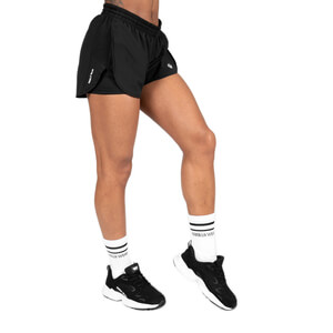 Salina 2-In-1 Shorts, black, Gorilla Wear i gruppen Klær / Dame / Bukser & Tights / Treningsshorts hos Sportgymbutikken.no (GW-91950-900r)