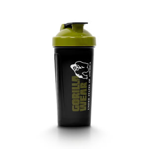 Sjekke Shaker XXL 1000 ml, black/army green, Gorilla Wear hos SportGymButikken.n