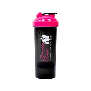 Sjekke Shaker Compact 500 ml, black/pink, Gorilla Wear hos SportGymButikken.no