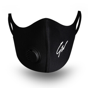 Sjekke Filter Face Mask, black, Gorilla Wear hos SportGymButikken.no