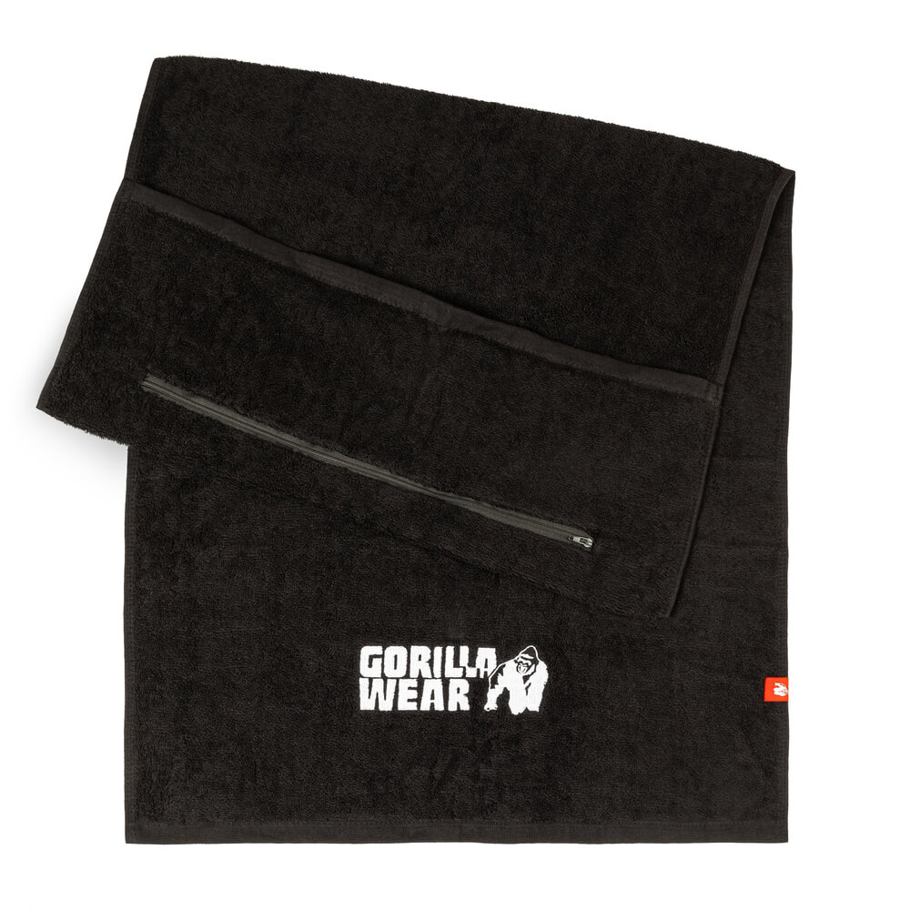 Gorilla Wear Zip Pocket Gym Towel Herre