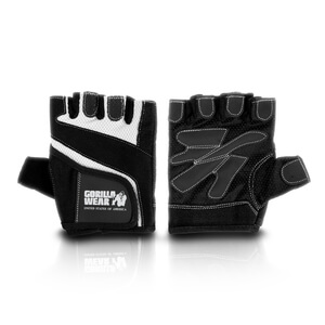 Women's Fitness Gloves, black/white, large