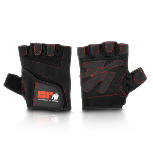 Women's Fitness Gloves, black/red, large