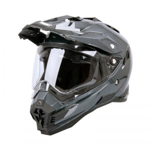 Kjøp Motorsykkelhjelm AP-885, carbon black, W-TEC | Sportgymbutikken.n