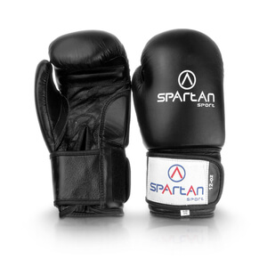 Sjekke Top Ten Boxing Gloves, black, Spartan hos SportGymButikken.no