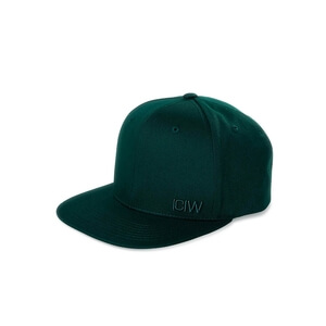 Sjekke Clean Snapback Cap, dark green, ICANIWILL hos SportGymButikken.no