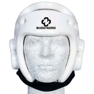 Budo-Nord Hodebeskytter Taekwondo-hjelm, hvit, xlarge