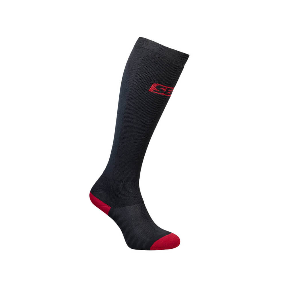 SBD Deadlift Socks, black/red, medium
