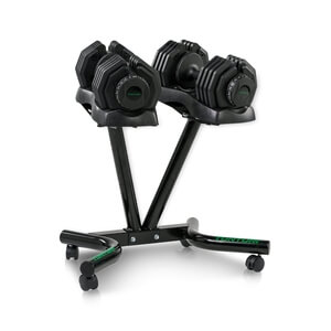 Sjekke Selector Dumbbells 2 x 25 kg & Manualstativ, Tunturi hos SportGymButikken