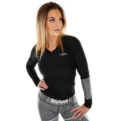 GLNCHCK Long Sleeve, black/white, Gavelo