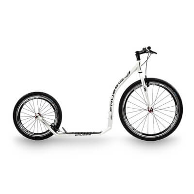 Sparkesykkel Urban 4.1, white/black, Crussis