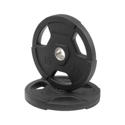 Olympisk Vektskive, gummi, Master, 15 kg 