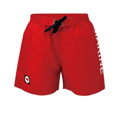 Beach Shorts, red, Marine