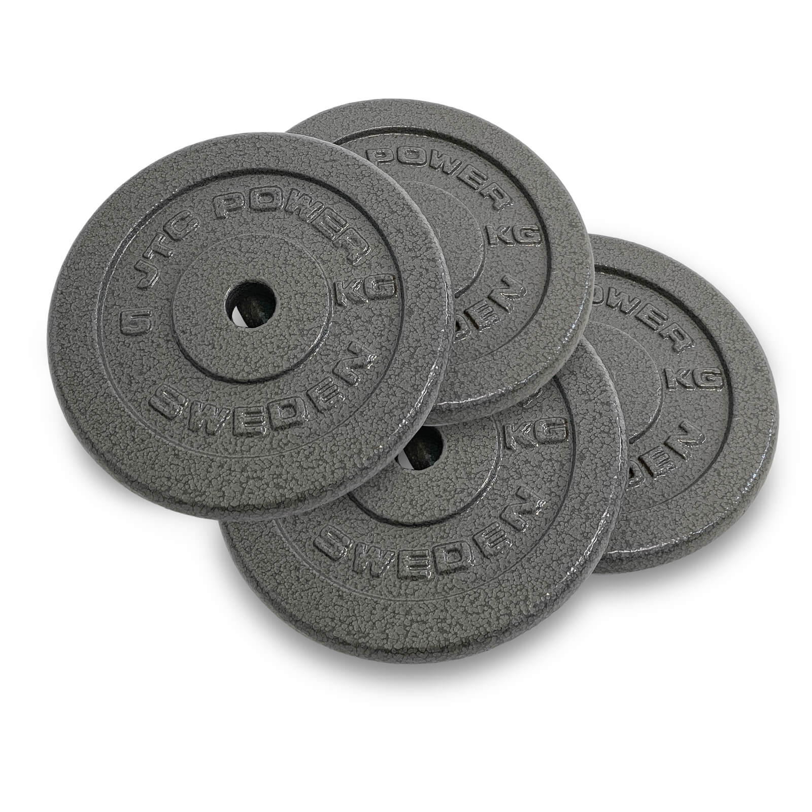 Sjekke Vektskiver Metall 25 mm, 4 x 5 kg, JTC Power hos SportGymButikken.no