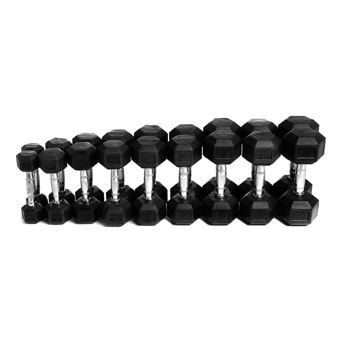 Hexmanual, gummi, 12,5 kg view 2