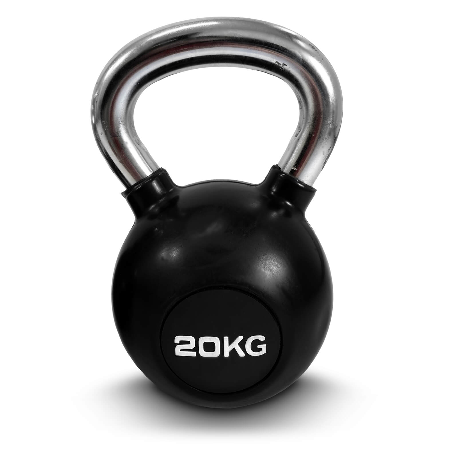 Kettlebell gummi/krom, 20 kg, JTC Power