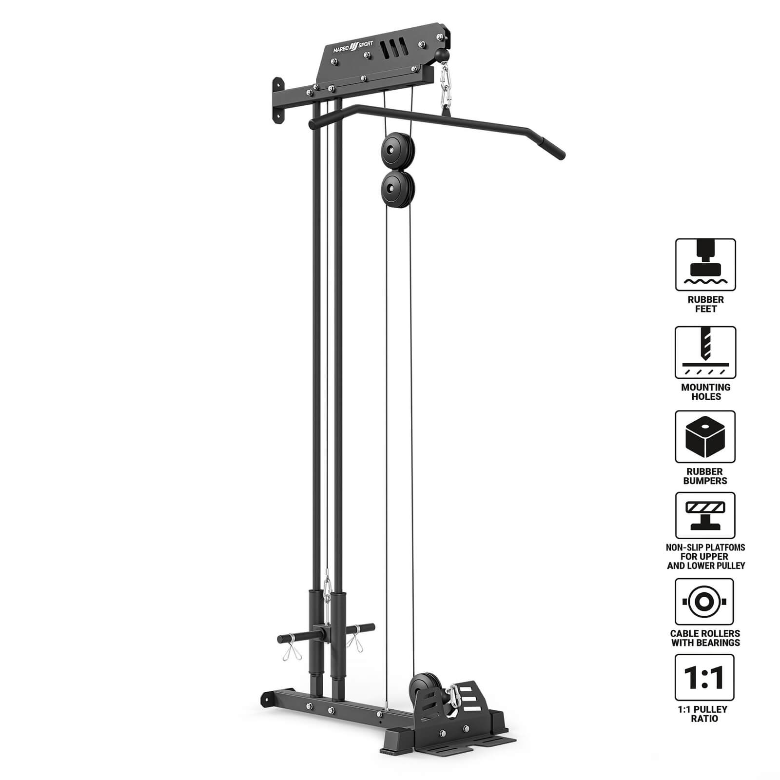 Marbo Sport Veggmontert Lat Pulldown MS-W103, bilde 2 av 5