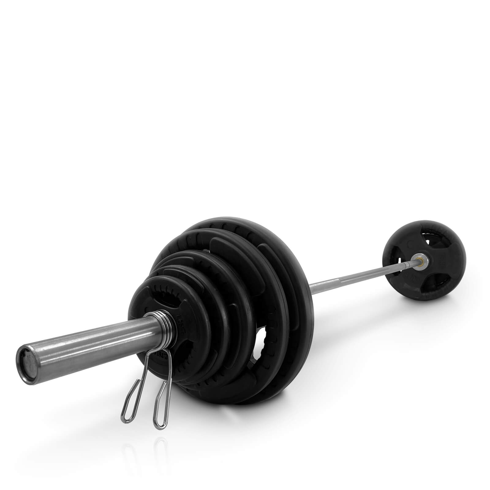 Sjekke Olympisk Vektstangsett Tri-Grip 87.5 kg, JTC Power hos SportGymButikken.n