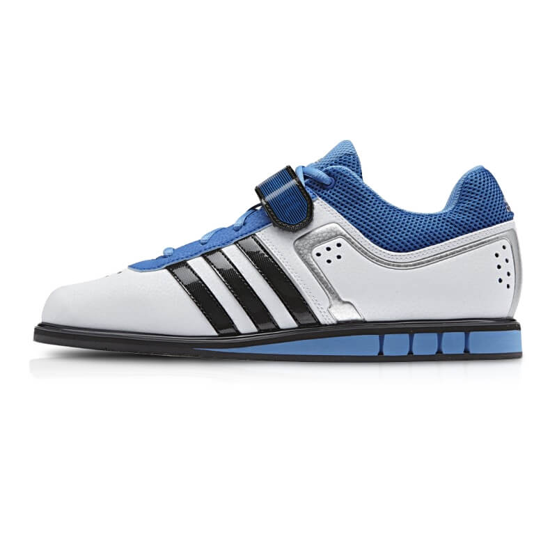 Tyngdeløftsko Powerlift 2.0, white/black/blue, Adidas