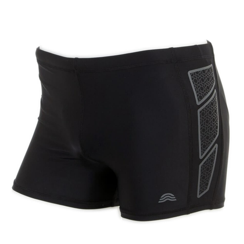 Sjekke Badshorts Planety C, black, Aqua Rapid hos SportGymButikken.no