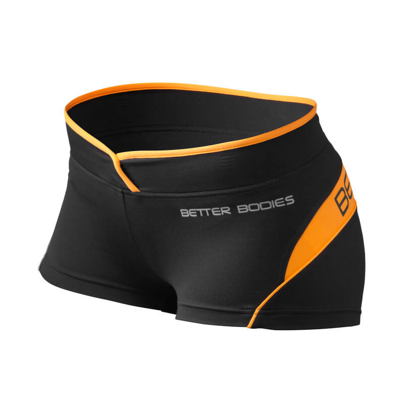 Shaped Hotpant, black/orange, Better Bodies