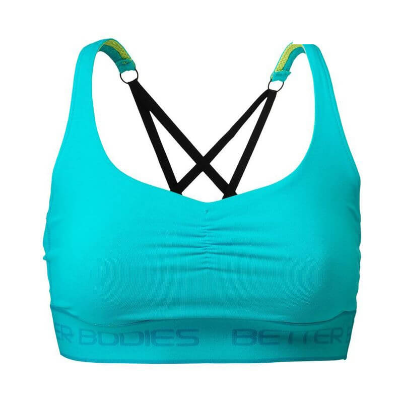 Sjekke Athlete Short Top, aqua blue, Better Bodies hos SportGymButikken.no