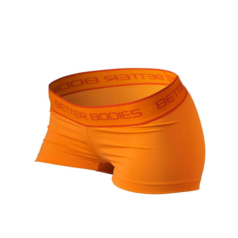 Sjekke Fitness Hotpant, bright orange, Better Bodies hos SportGymButikken.no