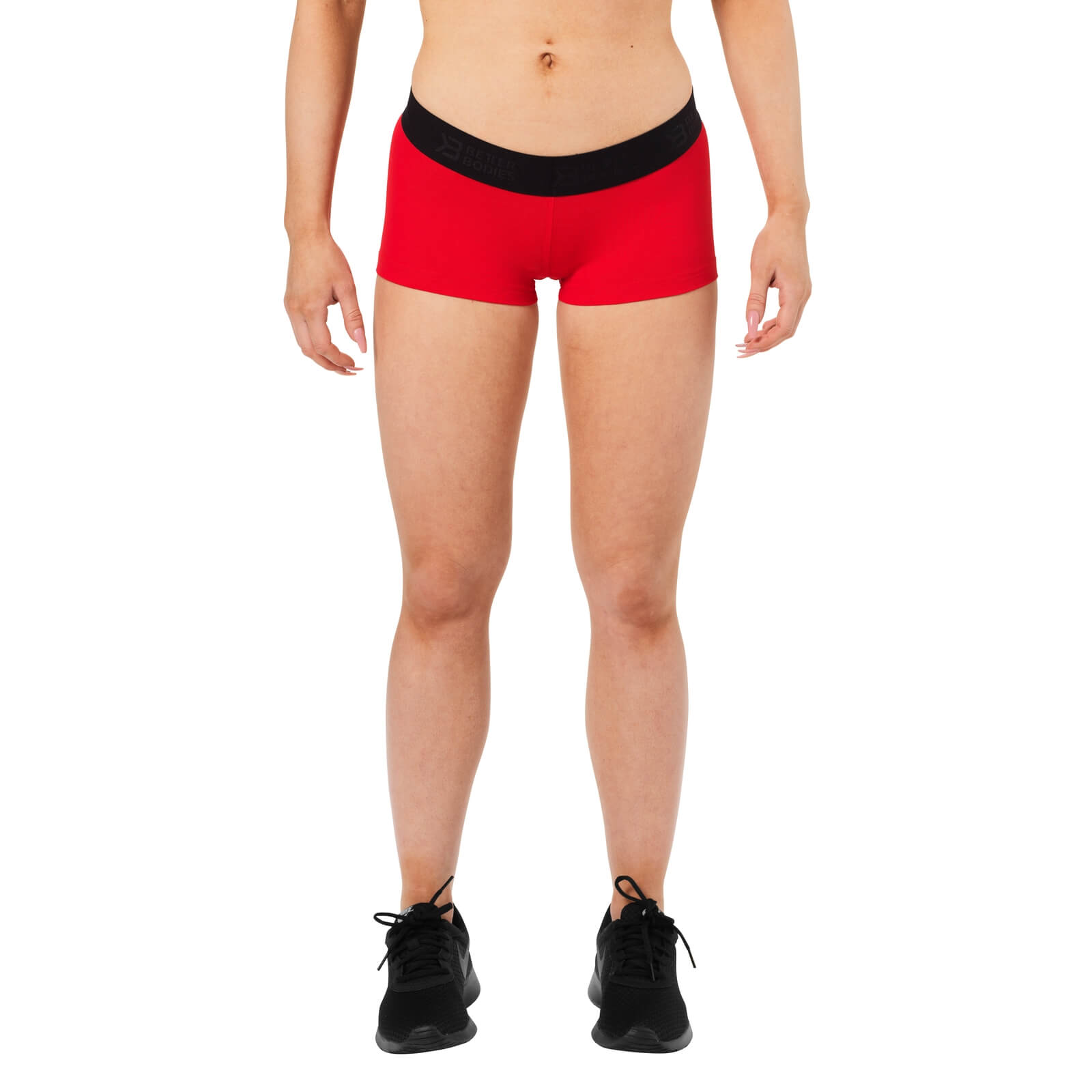Sjekke Fitness Hotpant, scarlet red, Better Bodies hos SportGymButikken.no