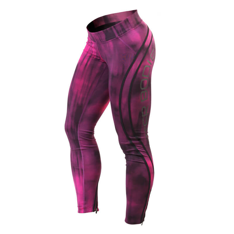 Sjekke Grunge Tights, hot pink, Better Bodies hos SportGymButikken.no