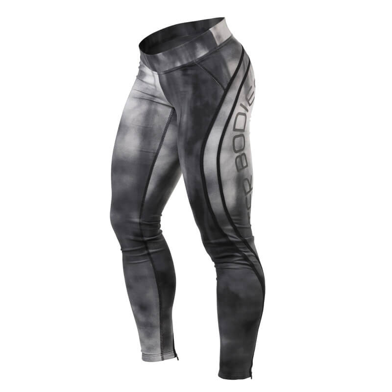 Sjekke Grunge Tights, steel grey, Better Bodies hos SportGymButikken.no