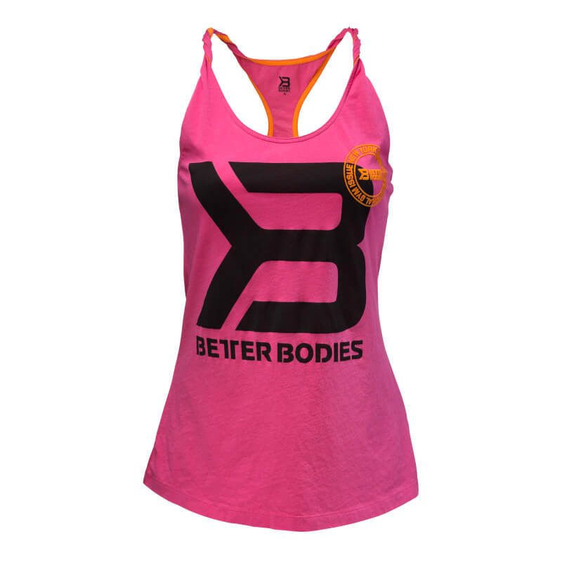 Sjekke Twisted T-back, hot pink, Better Bodies hos SportGymButikken.no