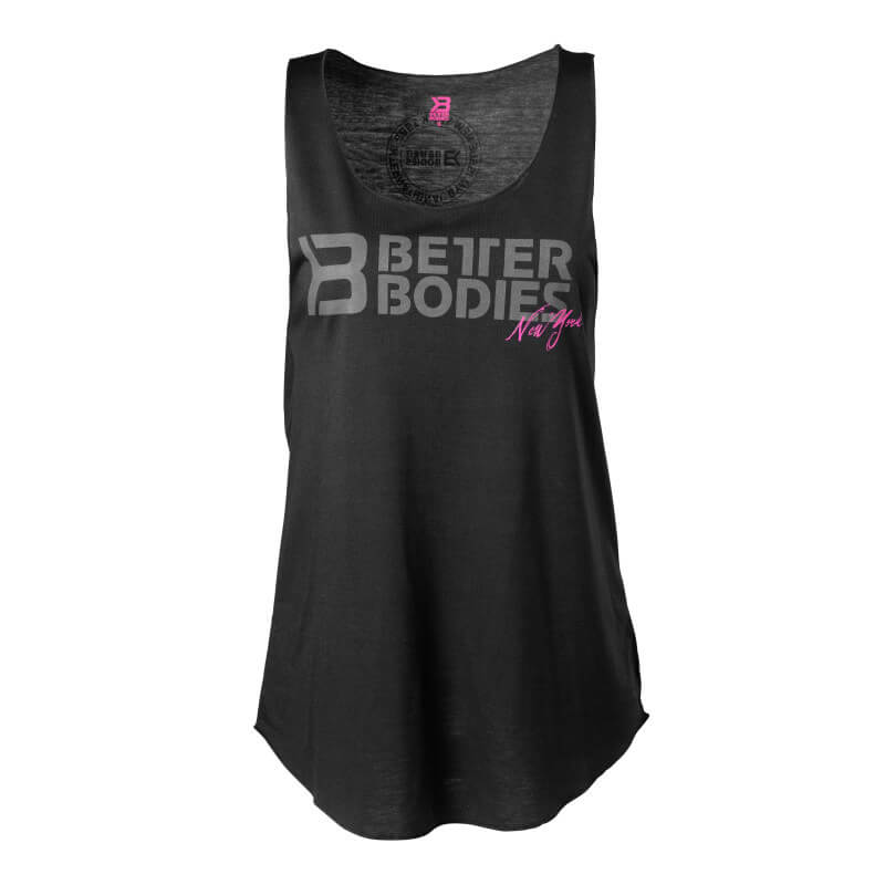 Sjekke Raw Cut Tank Top, black, Better Bodies hos SportGymButikken.no