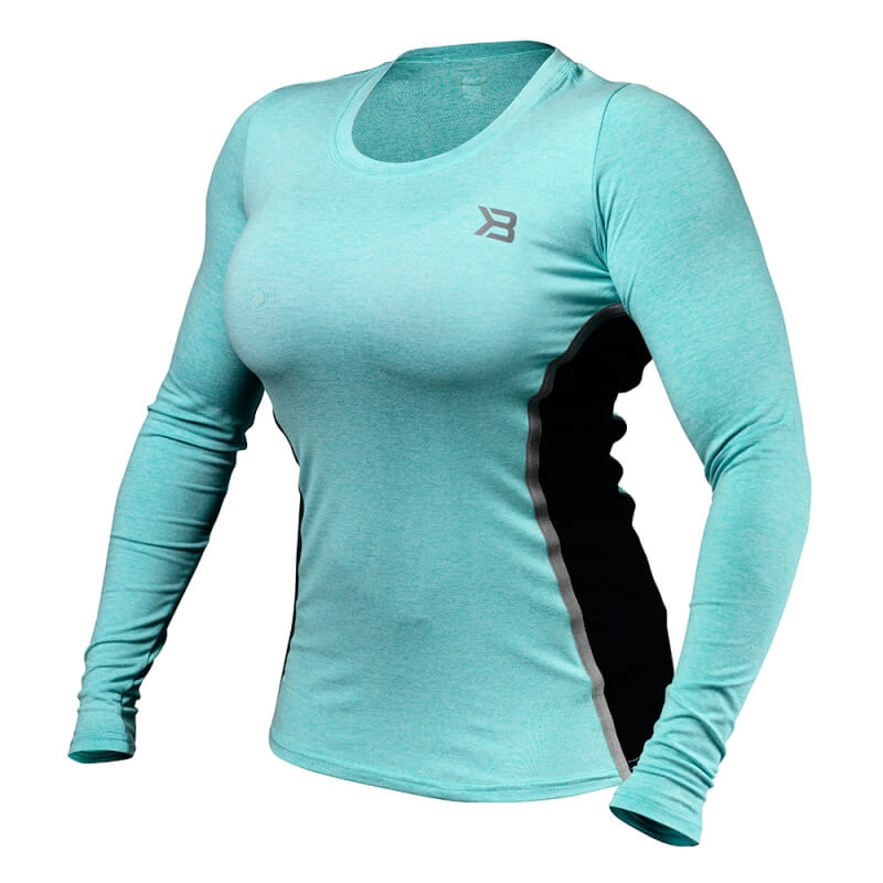 Sjekke Performance Shape Long Sleeve, light aqua, Better Bodies hos SportGymButi