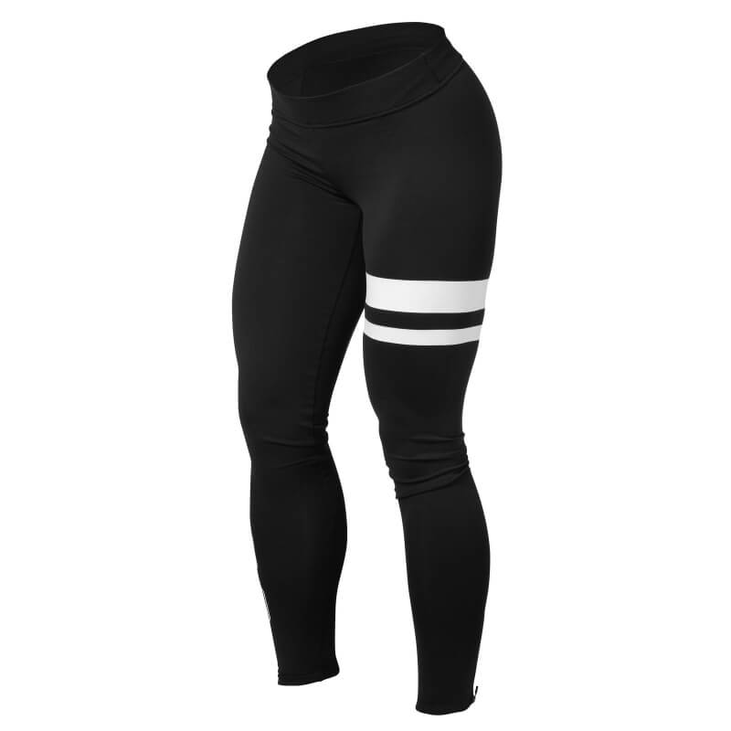 Sjekke Varsity Tights, LIMITED PRODUCTION, black/white, Better Bodies hos SportG