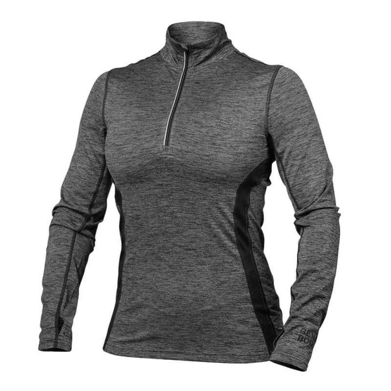 Sjekke Performance Mid L/S, graphite melange, Better Bodies hos SportGymButikken