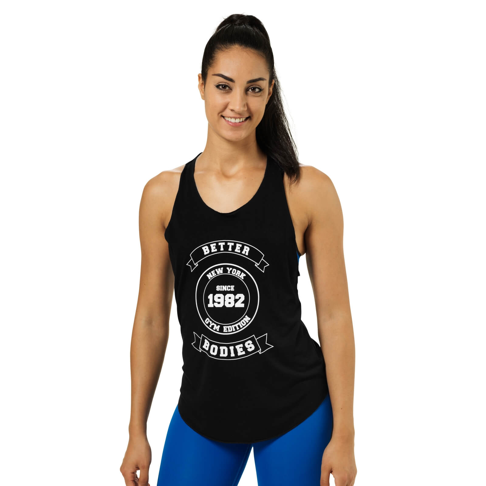 Sjekke Bowery Tank, black, Better Bodies hos SportGymButikken.no