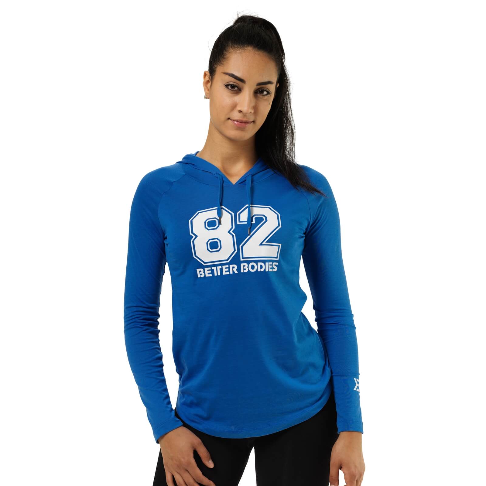 Sjekke Varsity Hoodie, bright blue, Better Bodies hos SportGymButikken.no