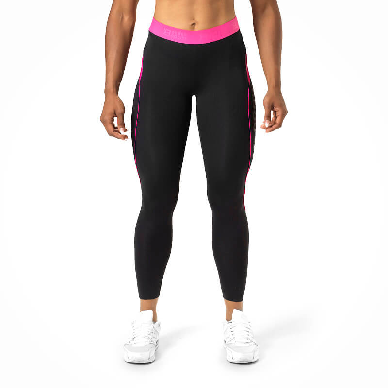 Sjekke Fitness Curve Tights, black/pink, Better Bodies hos SportGymButikken.no