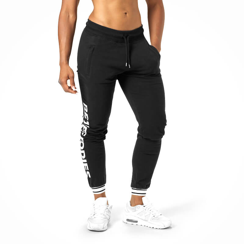 Sjekke Madison Sweat Pants, black, Better Bodies hos SportGymButikken.no