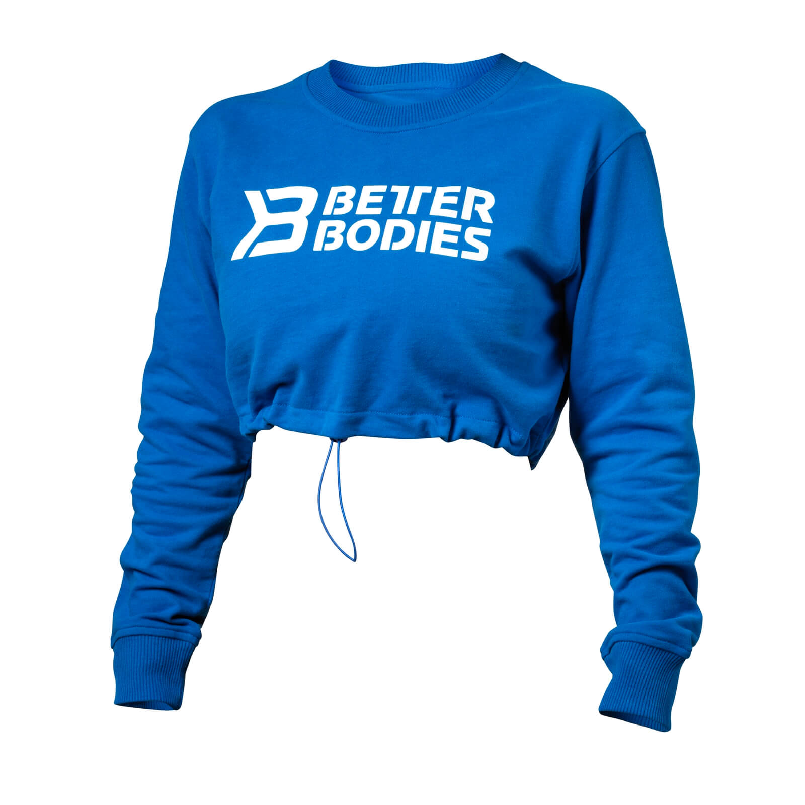 Sjekke Madison Cropped L/S, strong blue, Better Bodies hos SportGymButikken.no