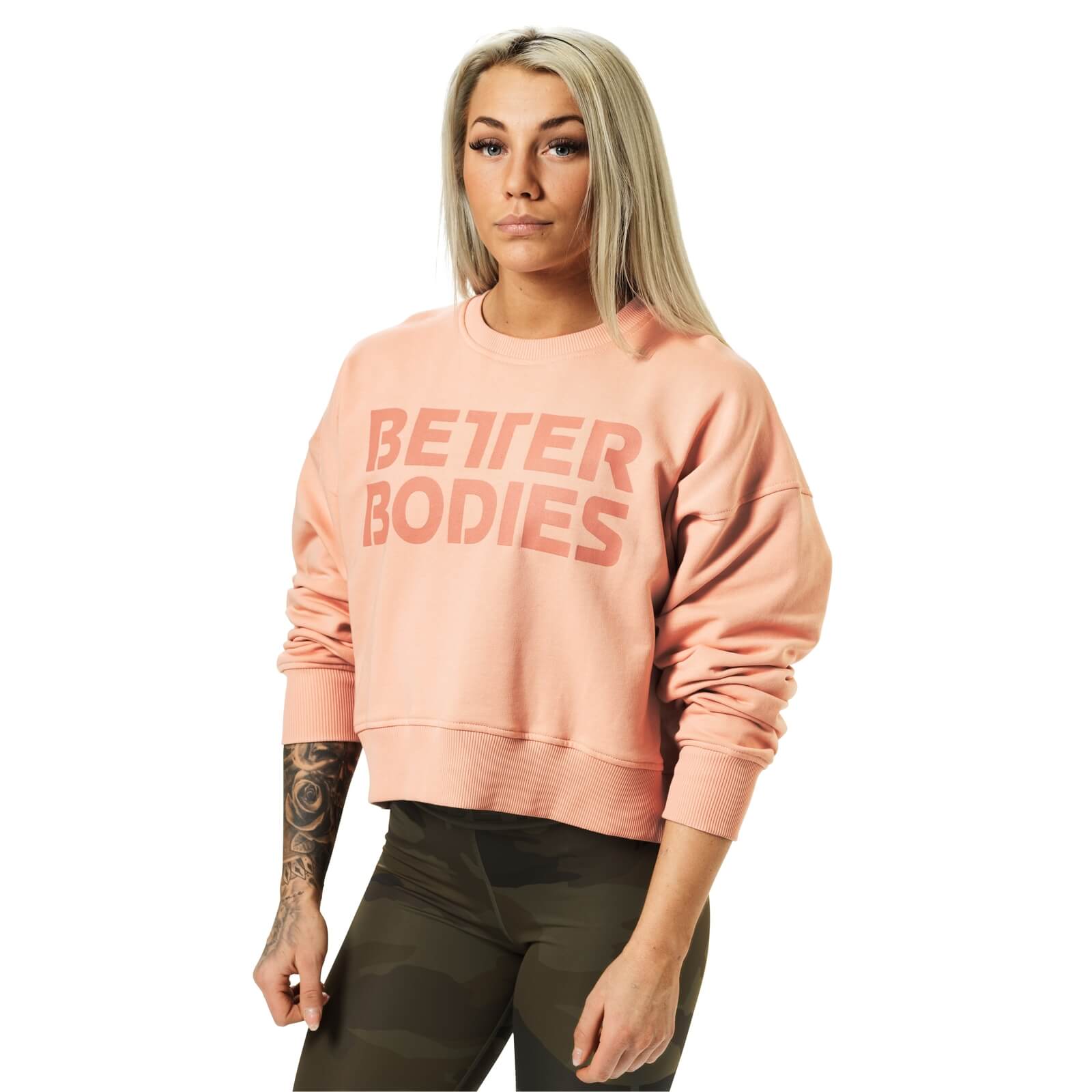 Sjekke Chelsea Sweater, peach beige, Better Bodies hos SportGymButikken.no