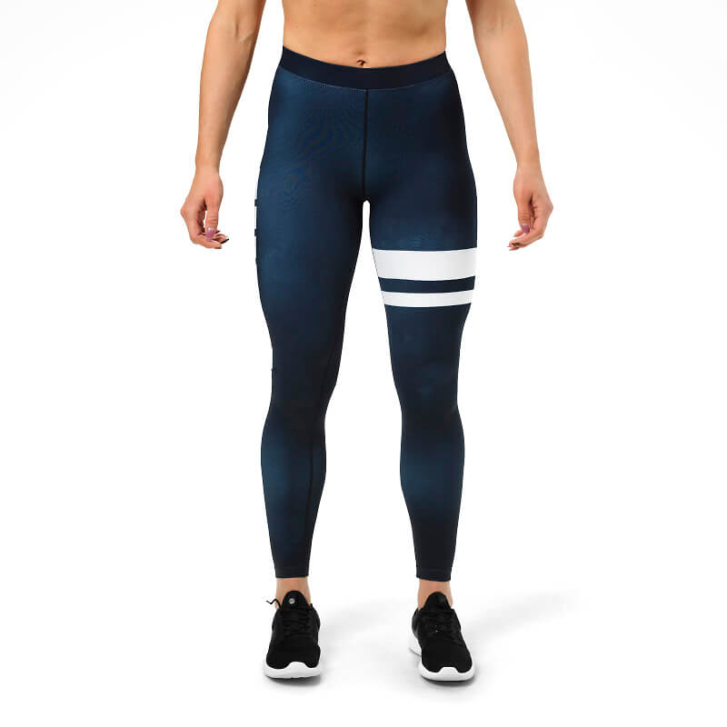 Sjekke Varsity Stripe Tight, black, Better Bodies hos SportGymButikken.no