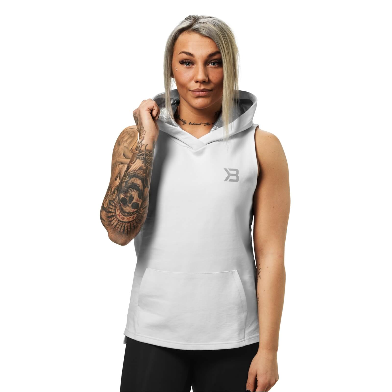 Sjekke Kensington S/L Hood, white, Better Bodies hos SportGymButikken.no